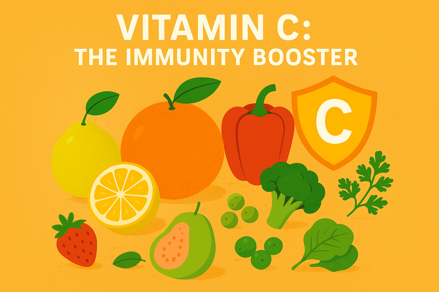 🌟 Vitamin C: The Power Nutrient for Energy, Immunity, and Everyday Glow