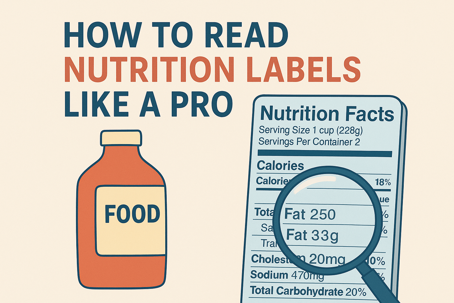 🥗 How to Read Nutrition Labels Like a Pro